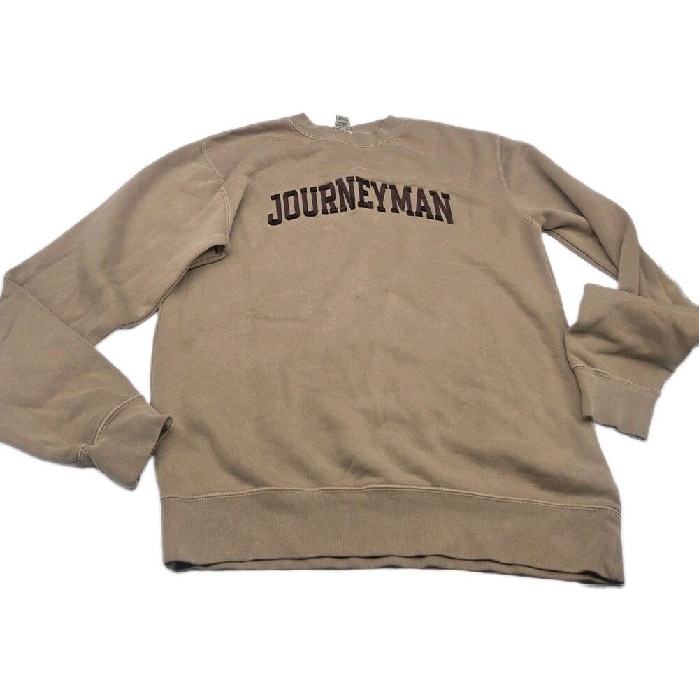 Journeyman Distillery Sweatshirt Size Small Pullover Beige